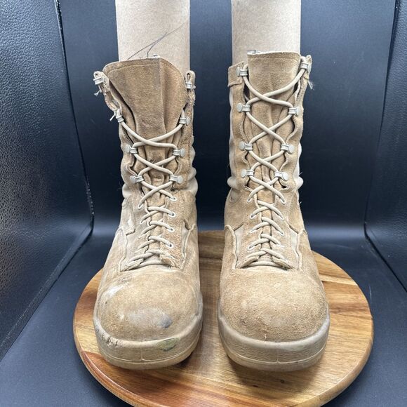Belleville 790 ST Mens Size 12 R Tactical Boots Gore Tex Steel Toe Tan Military - Picture 2 of 8